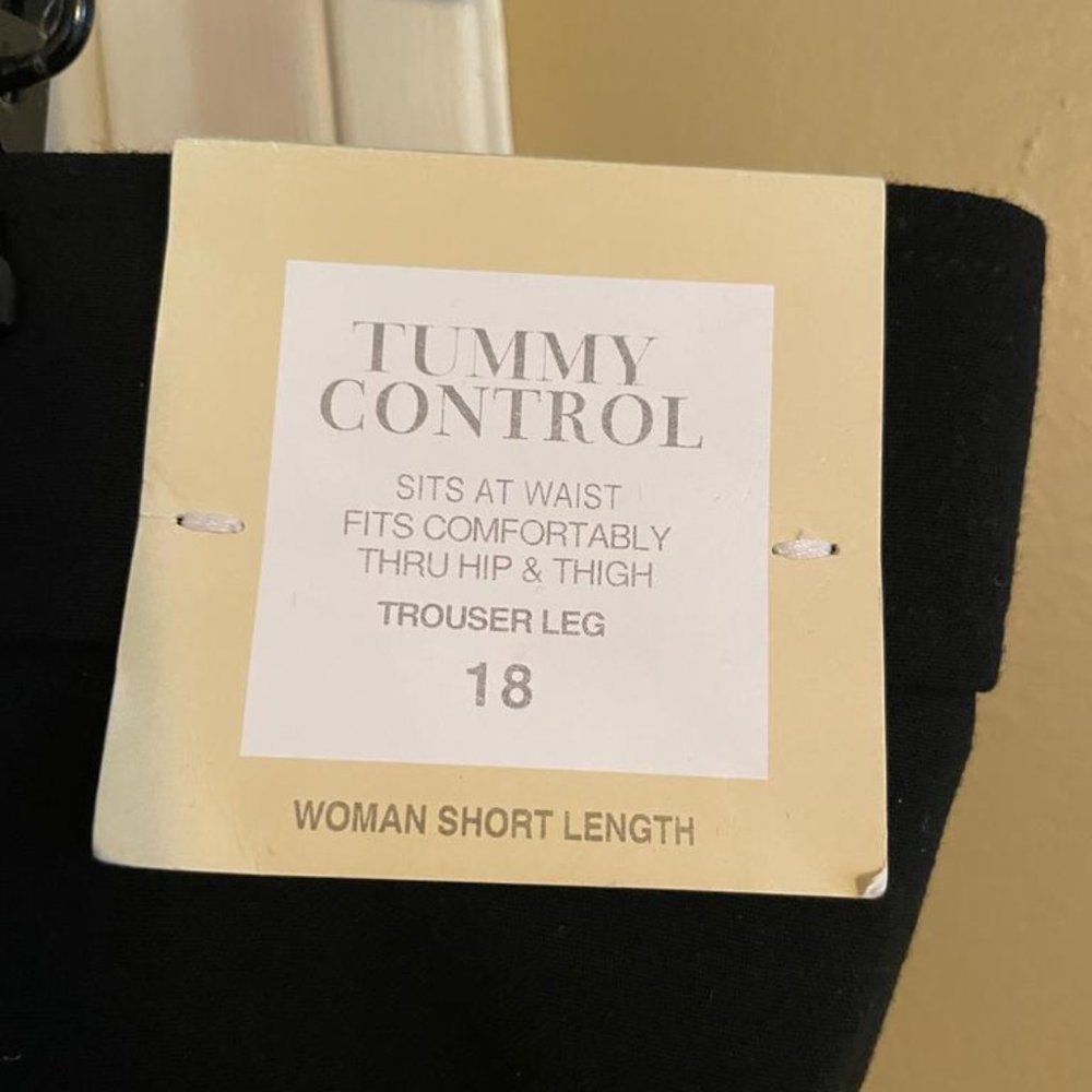 New womens' pants size plus wide by Dress Barn